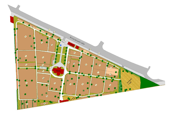Orientierungsplan Friedhof St. Hedwig (Weißensee)