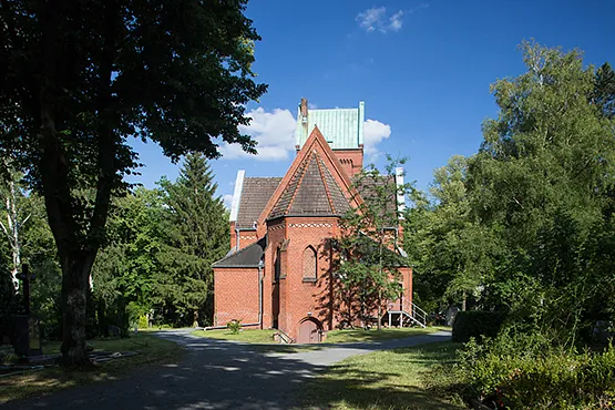 Kappel des Friedhofs St. Hedwig in Berlin Weßensee