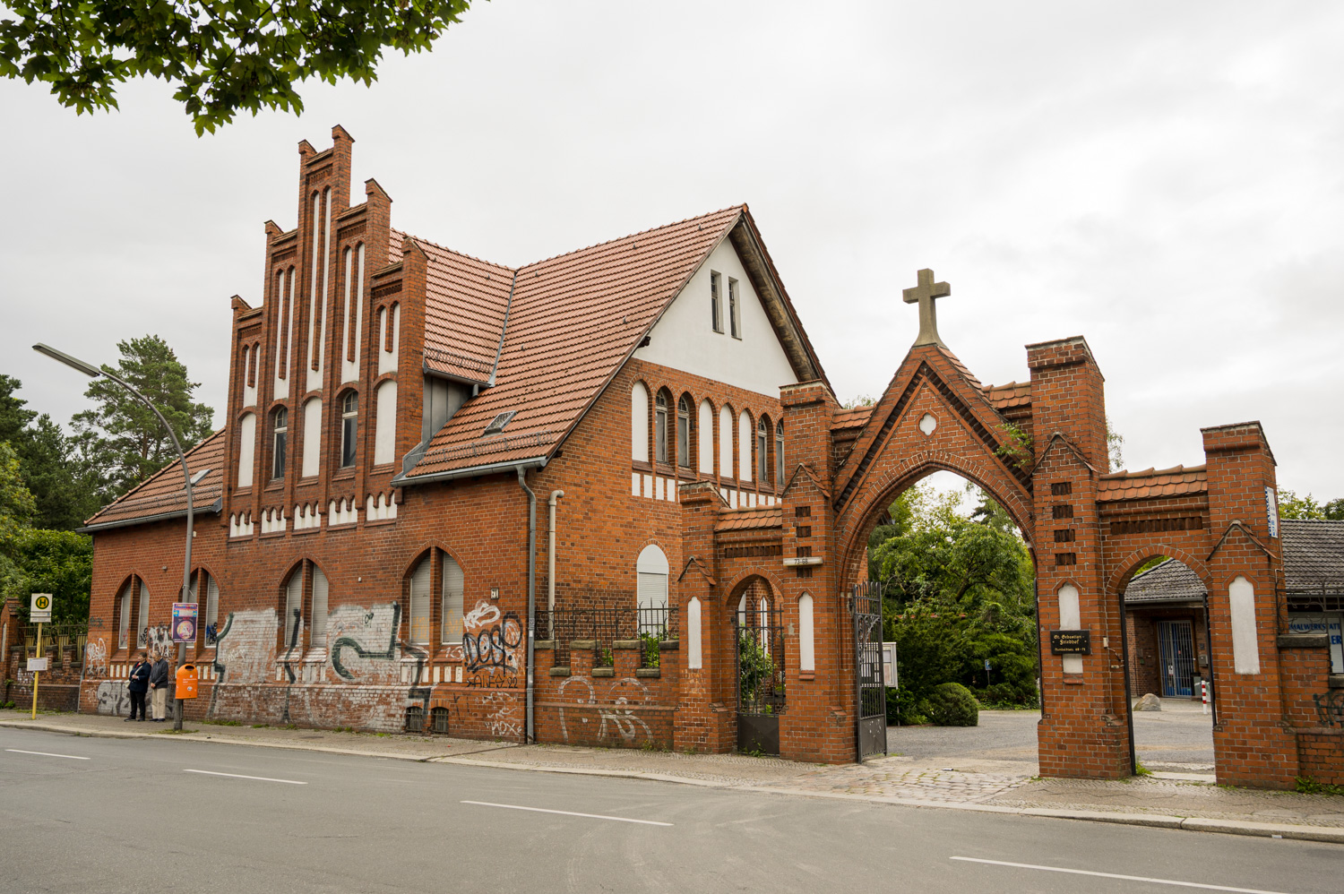 Kapelle des des Friedhofs St. Hedwig in Weißensee
