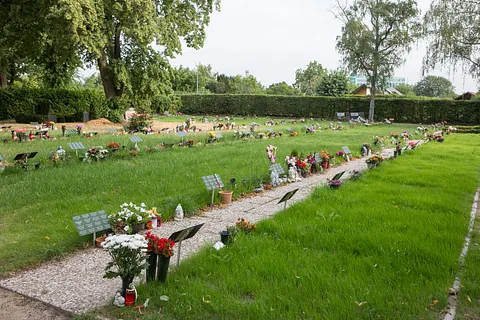 Exemplarische Reihengräber