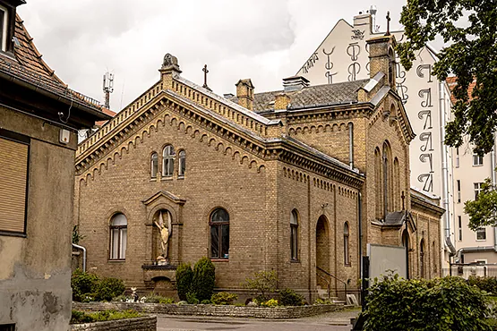 Kappel des Friedhofs St. Hedwig in Berlin Weßensee